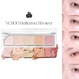 Unleashia Mood Shower Face Palette No.100 Ballerina Shower
