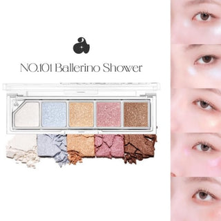 Unleashia Mood Shower Face Palette No.101 Ballerino Shower