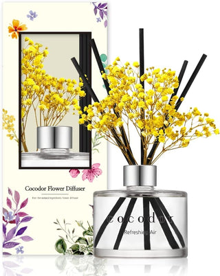 Cocodor Flower duftpinner Vanilla & Sand Yellow 120ml