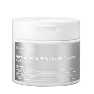 Mary &amp; May Gluconolactone (PHA)+Betula Alba Juice Cleansing Pad 70ea